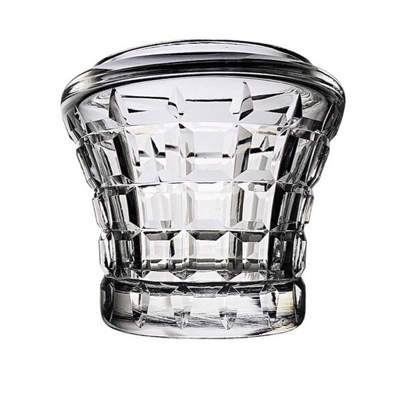 Vintage Cut Crystal Trinket Dish Cigarette Holder Clear Glass Retro Colllectible - Picture 8 of 10